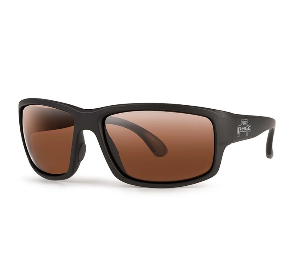 Fox Rage Brýle Floating Wrap Dark Grey Sunglasses / Brown Lenses