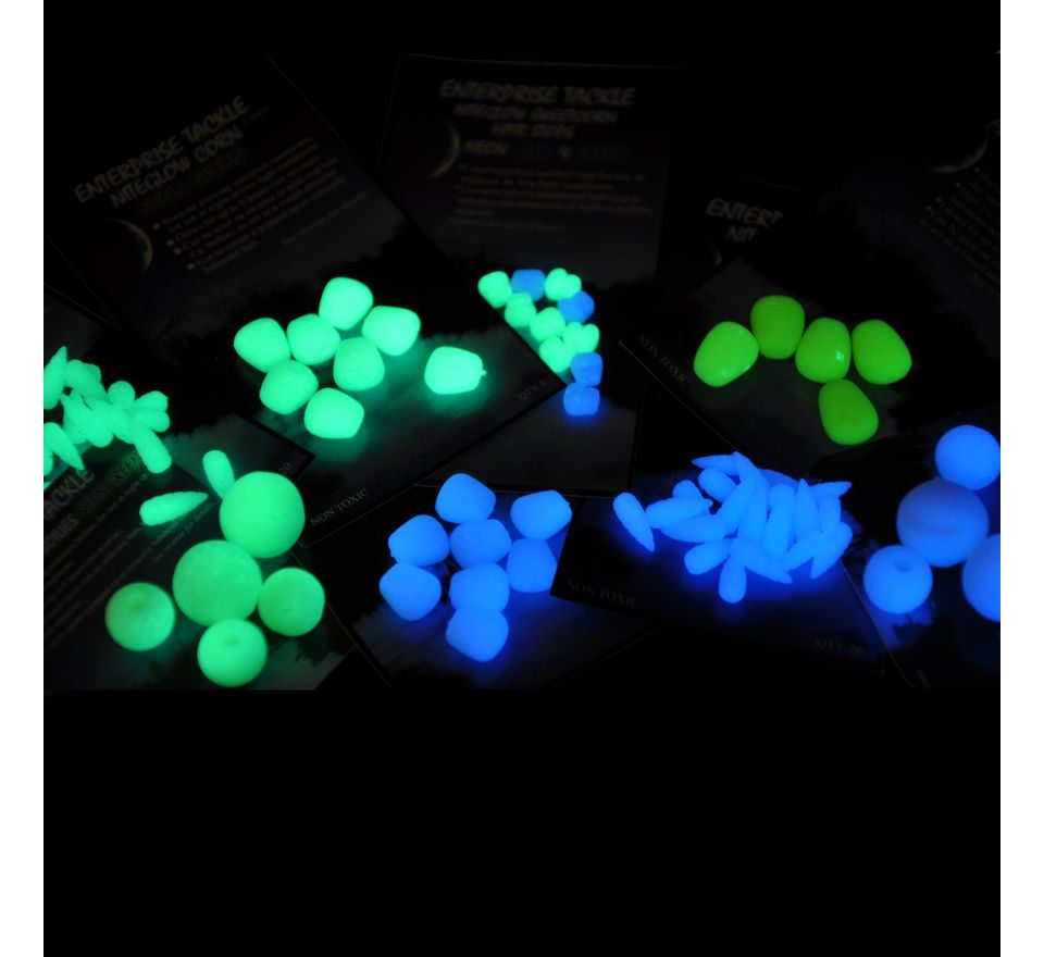Enterprise svítící nástrahy boilie NEON modrá 12 & 15mm 6ks