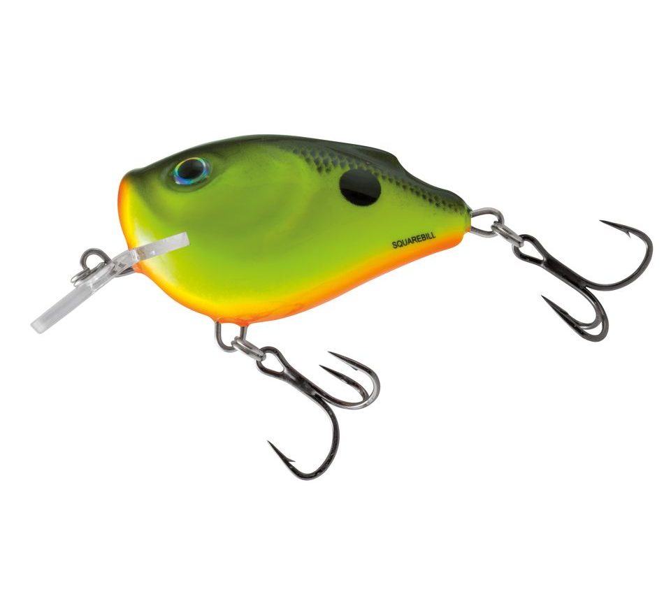 Salmo Wobler SquareBill Floating Chartreuse Shad