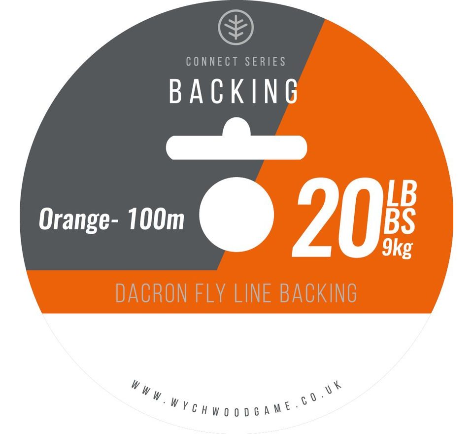 Wychwood Dacron Flyline Backing 20Lb 100m Orange