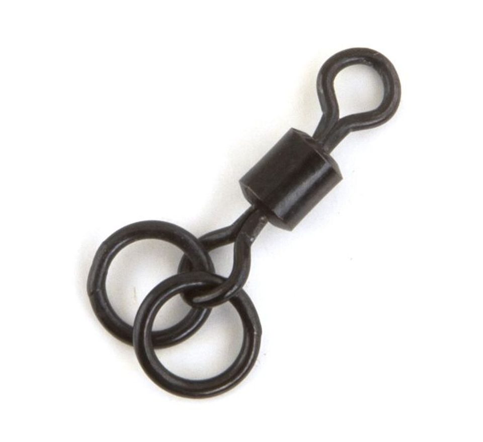 Fox Obratlíky s dvěma kroužky Edges Double Ring Swivel 8ks