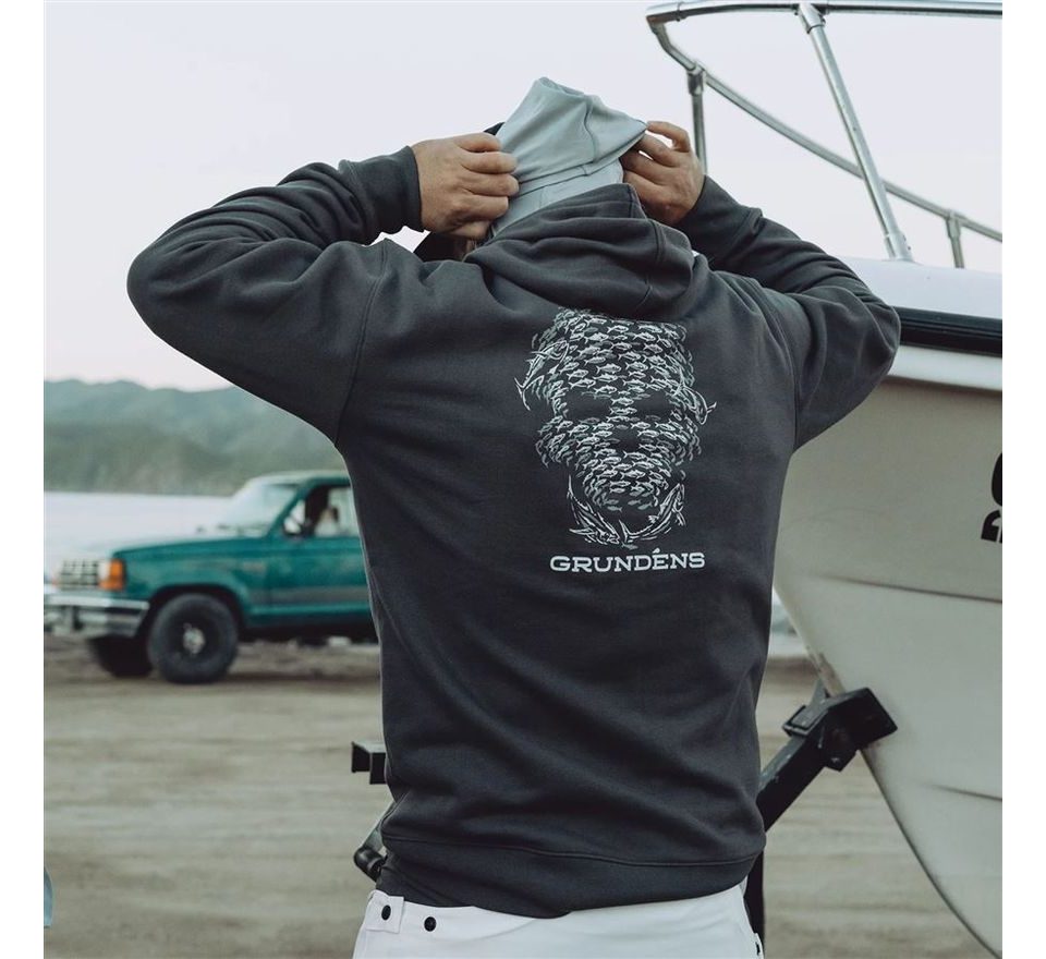 Grundéns Mikina Bait Ball Hoodie Anchor