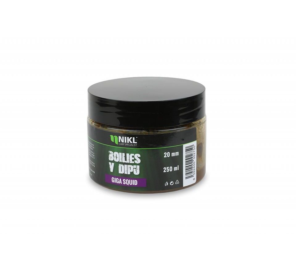Nikl Boilies v dipe Giga Squid 250g