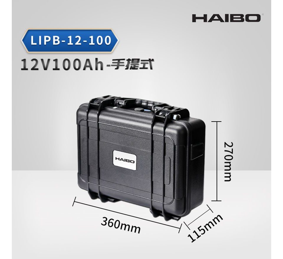 Haibo Baterie LiFEPO4 12V 100Ah