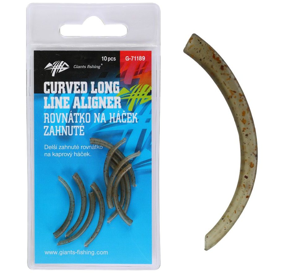 Giants fishing Rovnátko na háček Curved Long Line Aligner 10ks
