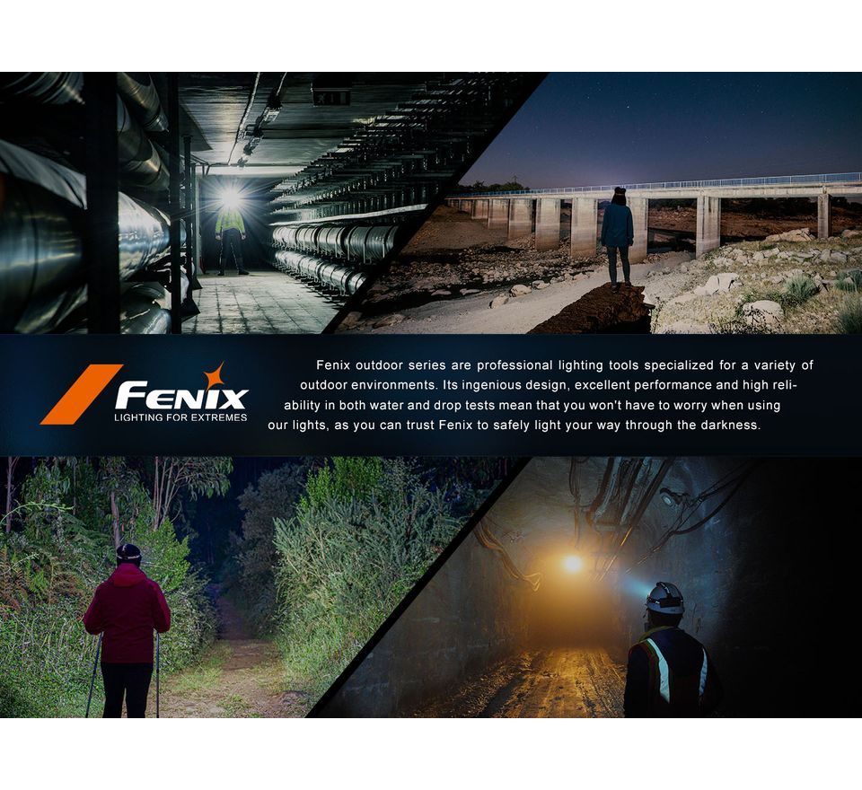Fenix Nabíjecí zaostřovací čelovka HL45R