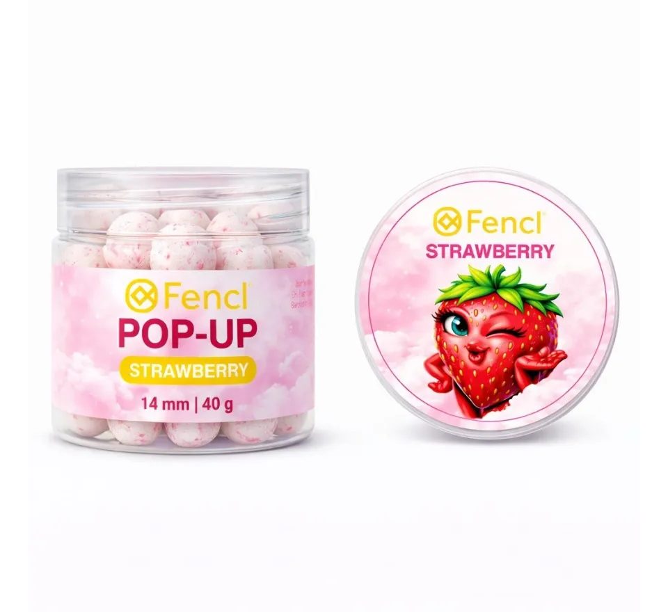 Fencl Boilies Pop Up Strawberry