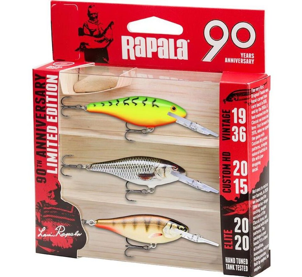 Rapala Wobler 90 Years Lure Kit Shad Rap