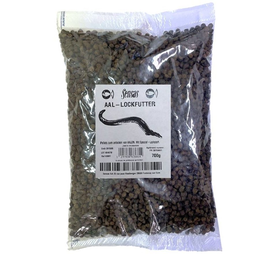 Sensas Pelety na úhory Aal Lockfutter 700g