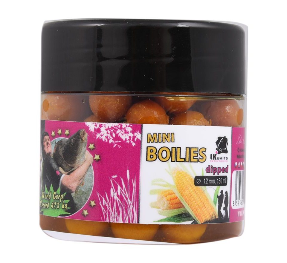LK Baits MINI Boilies v dipu 12mm 150ml