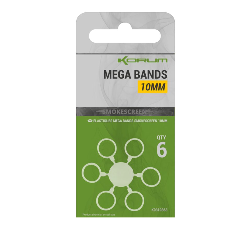 Korum Elastické kroužky Smokescreen Mega Bands