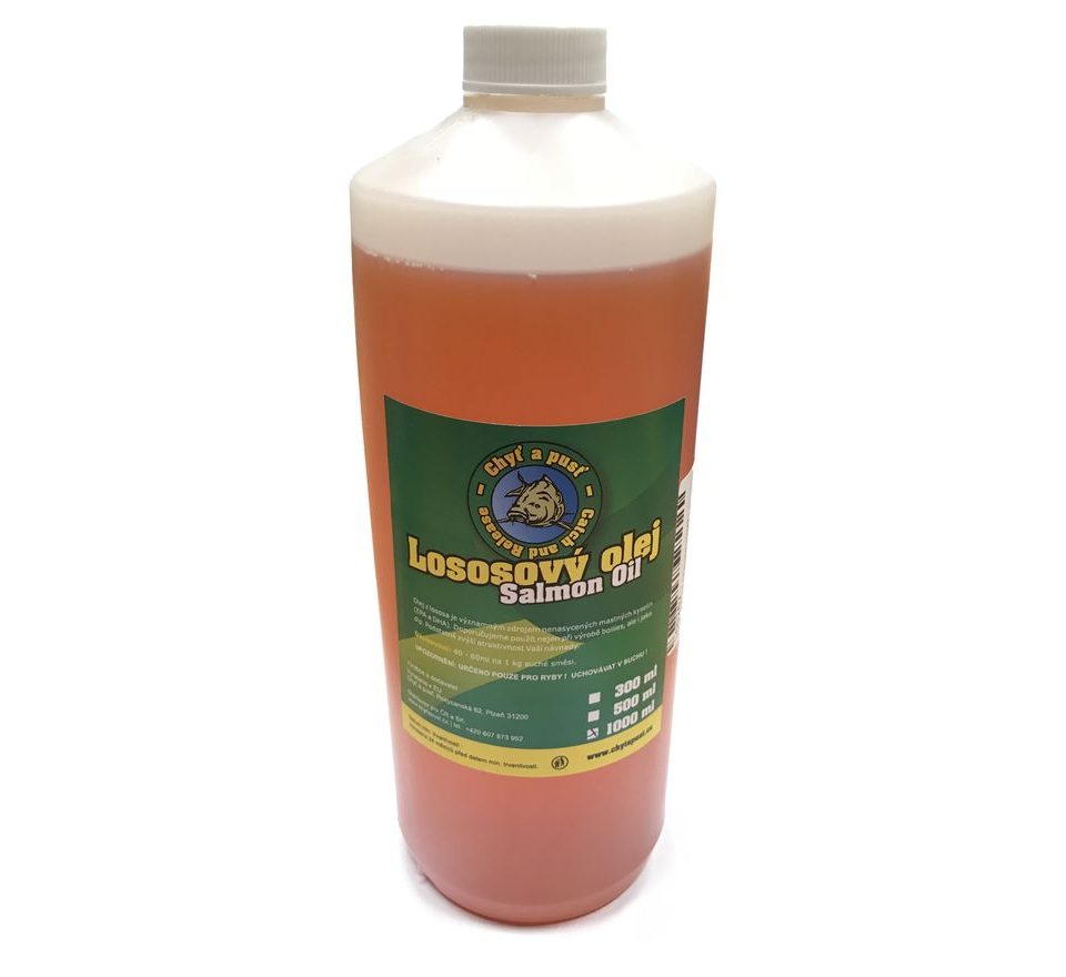 Chyť a pusť Lososový olej 500ml