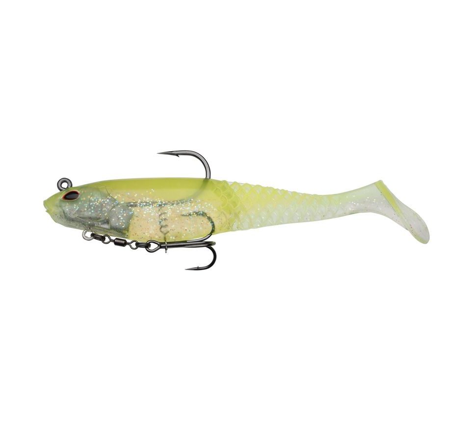 Berkley Gumová nástraha PowerBait Cullshad Deep Lime Ice