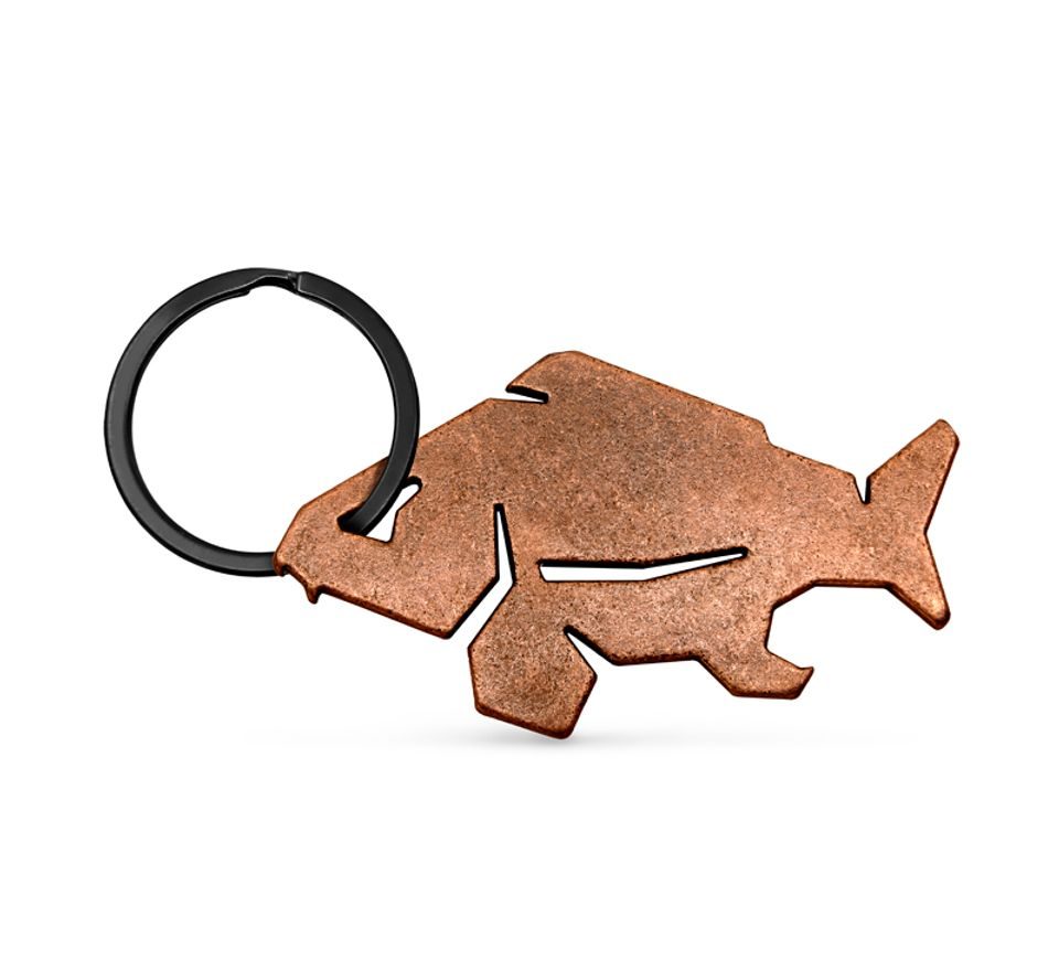 Delphin Kľúčenka s otvárkom na fľaše Carpener bronzová