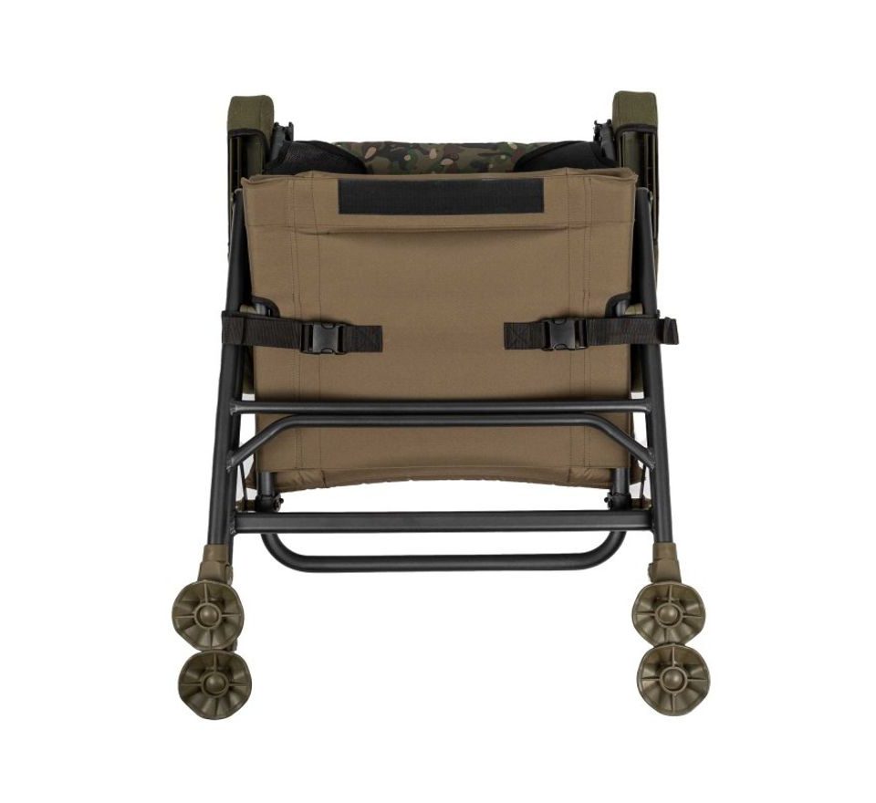 Trakker Křeslo komfortní s područkami Levelite Camo Longback Recliner