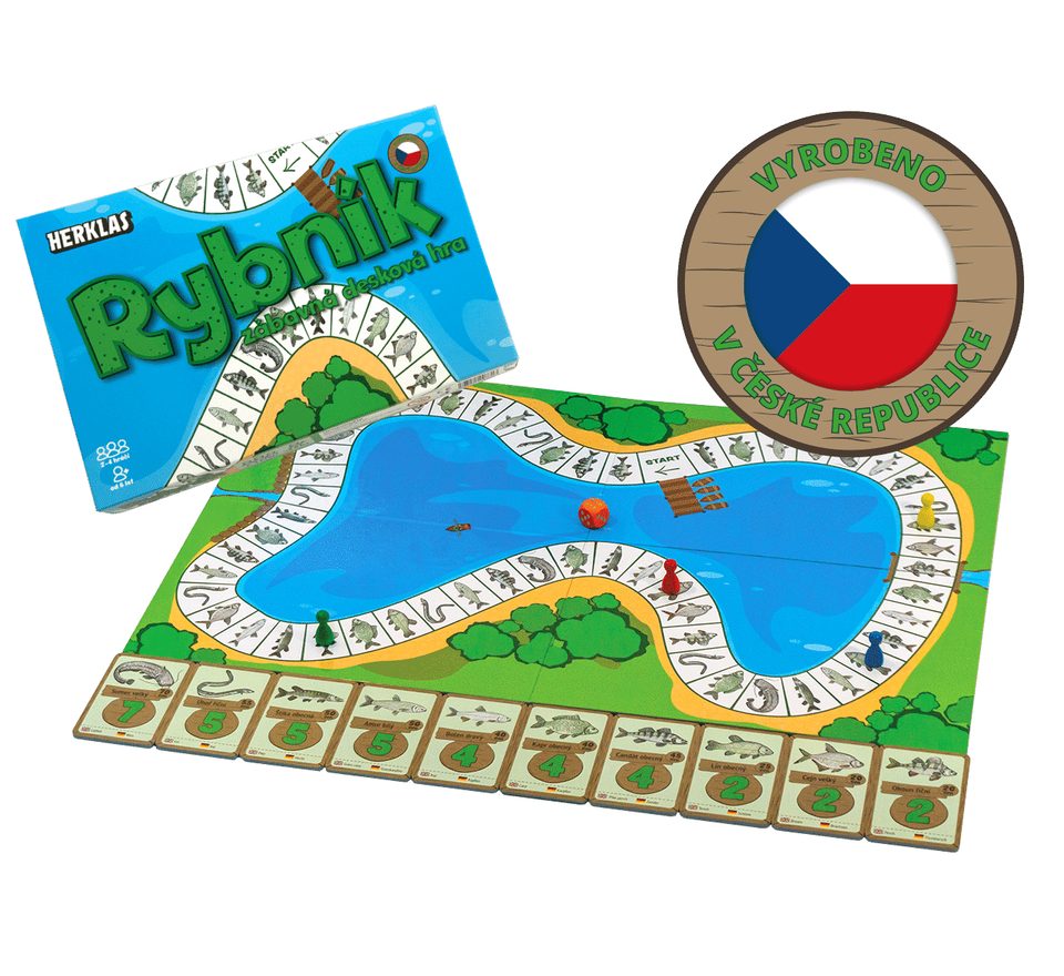 Herklas Desková hra pro rybáře Rybník