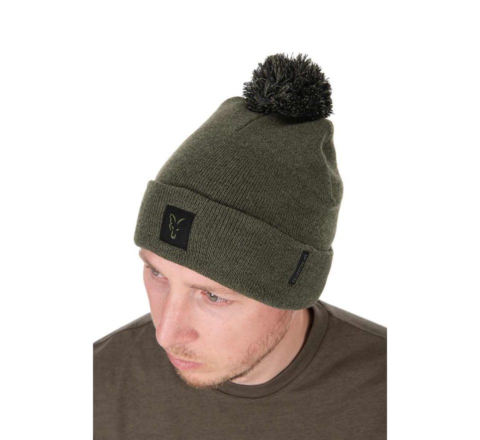 Fox Zimní čepice Collection Bobble Hat Green/Black