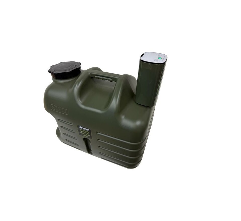 Holdcarp Set Automatická Pumpa Digital Rechargeable Tap + Cubic Water Carrier 25L