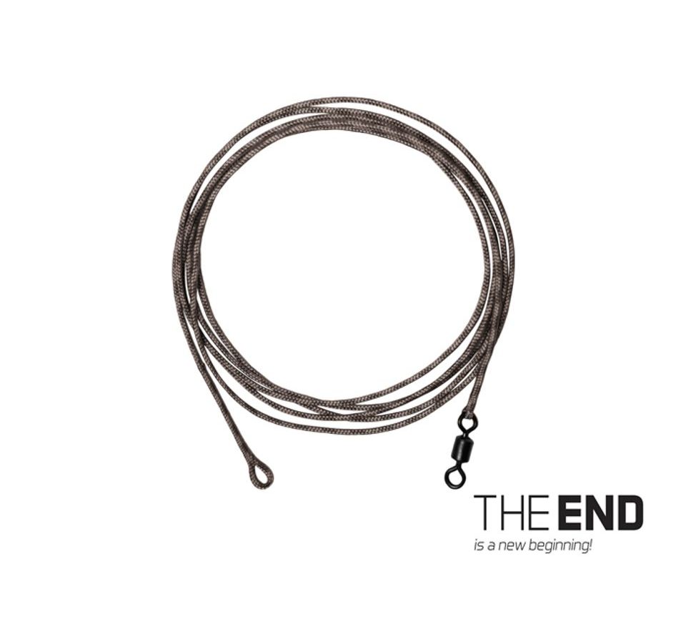 Delphin Návazec The End Leadcore + swivel 3ks 1m