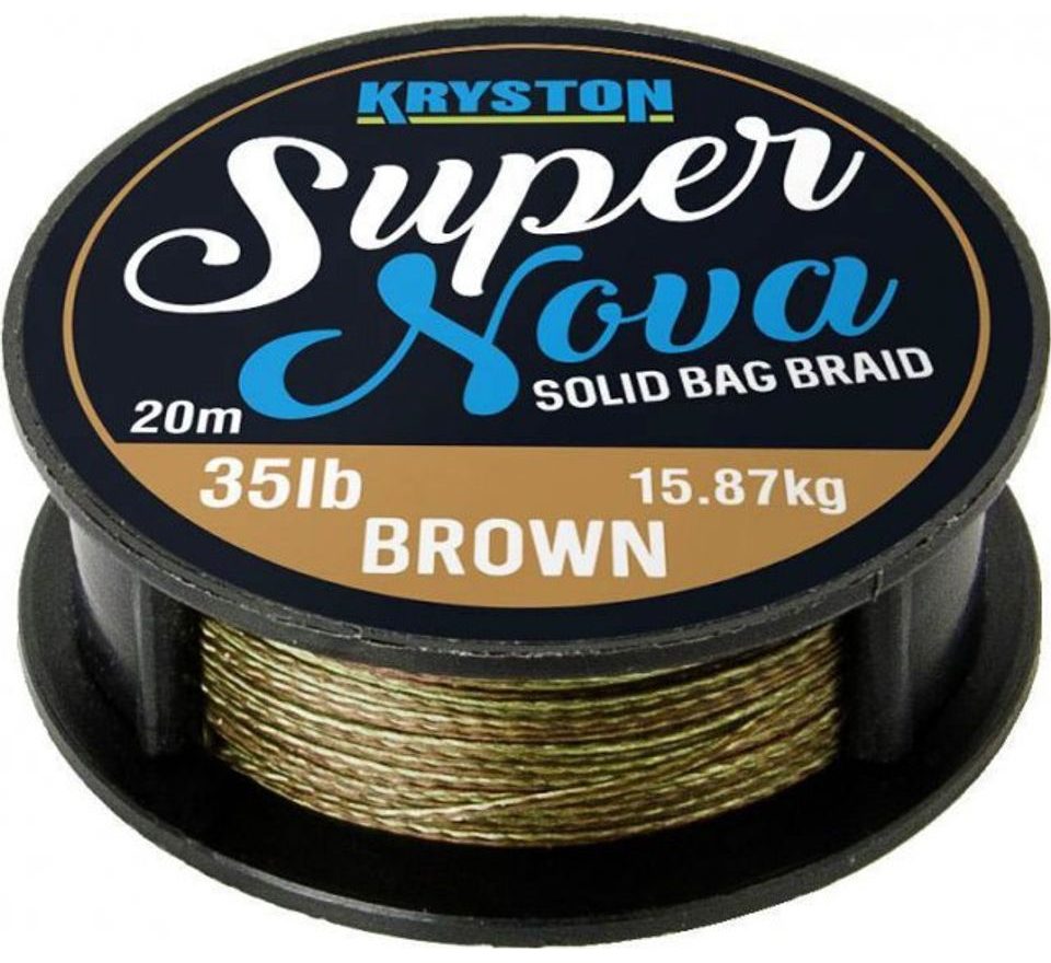 Kryston Pletená šňůra Super Nova solid braid písková 20m