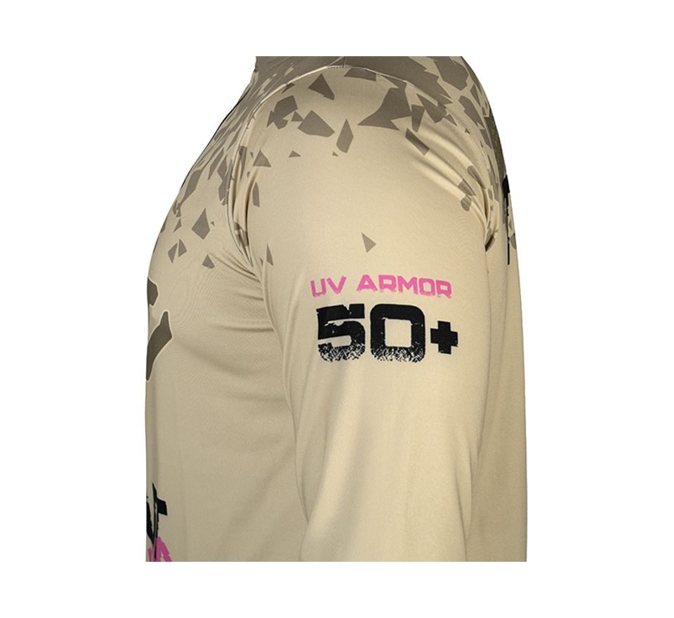 Delphin Tričko s kapucí UV Armor 50+ Trout