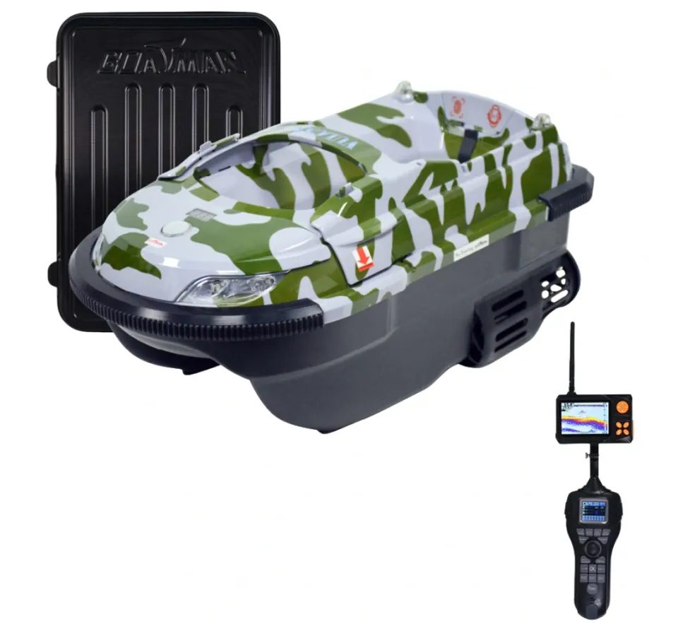 Boatman Zavážecí lodička Vulcan Pro s GPS a Echolotem Camo