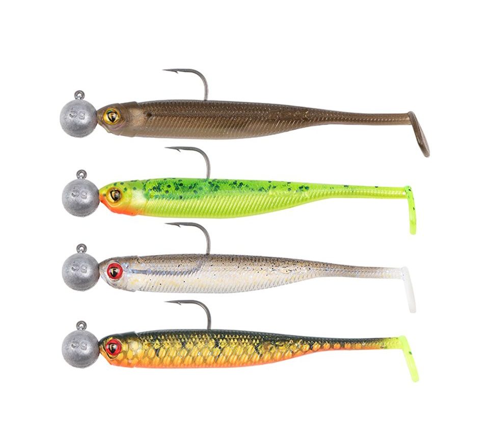 Fox Rage Gumová Nástraha Mini Tiddler Mixed Colour Pack Loaded 8cm 4ks