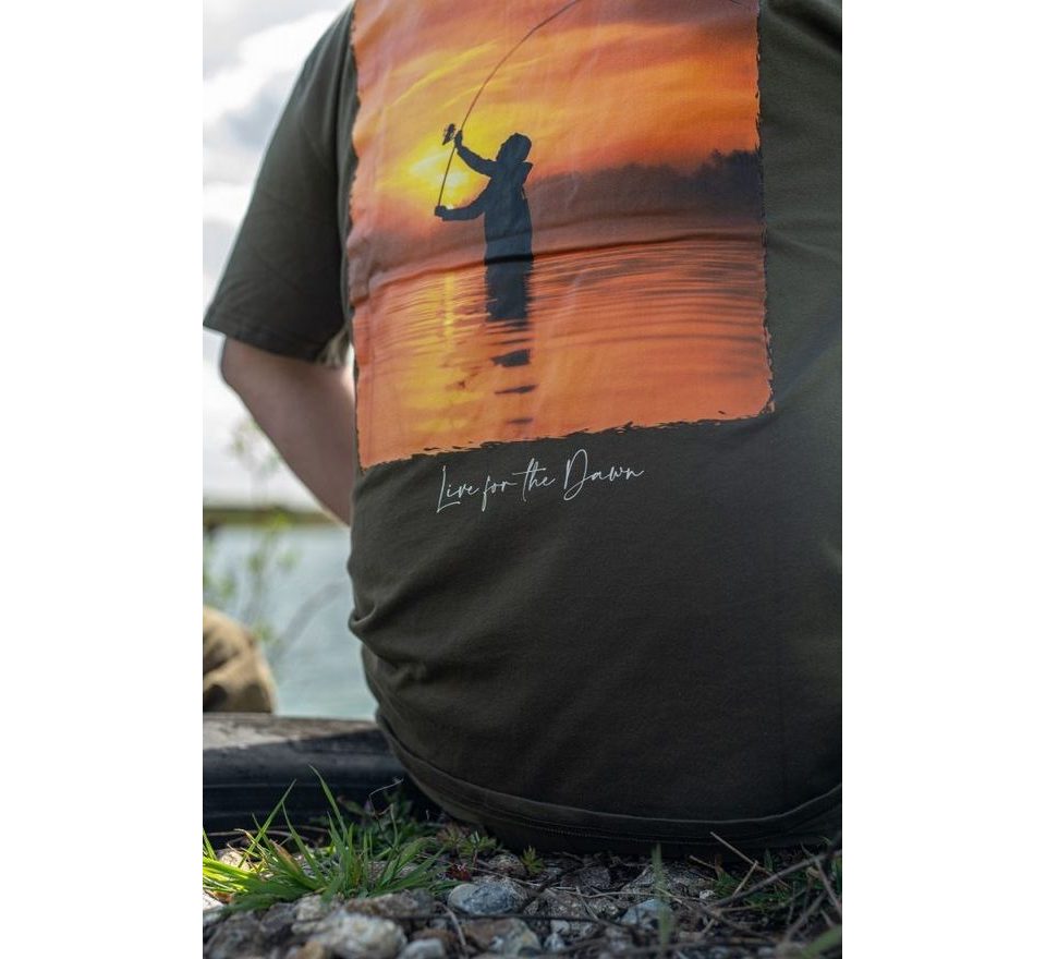Korda Tričko Sunrise Tee Dark Olive