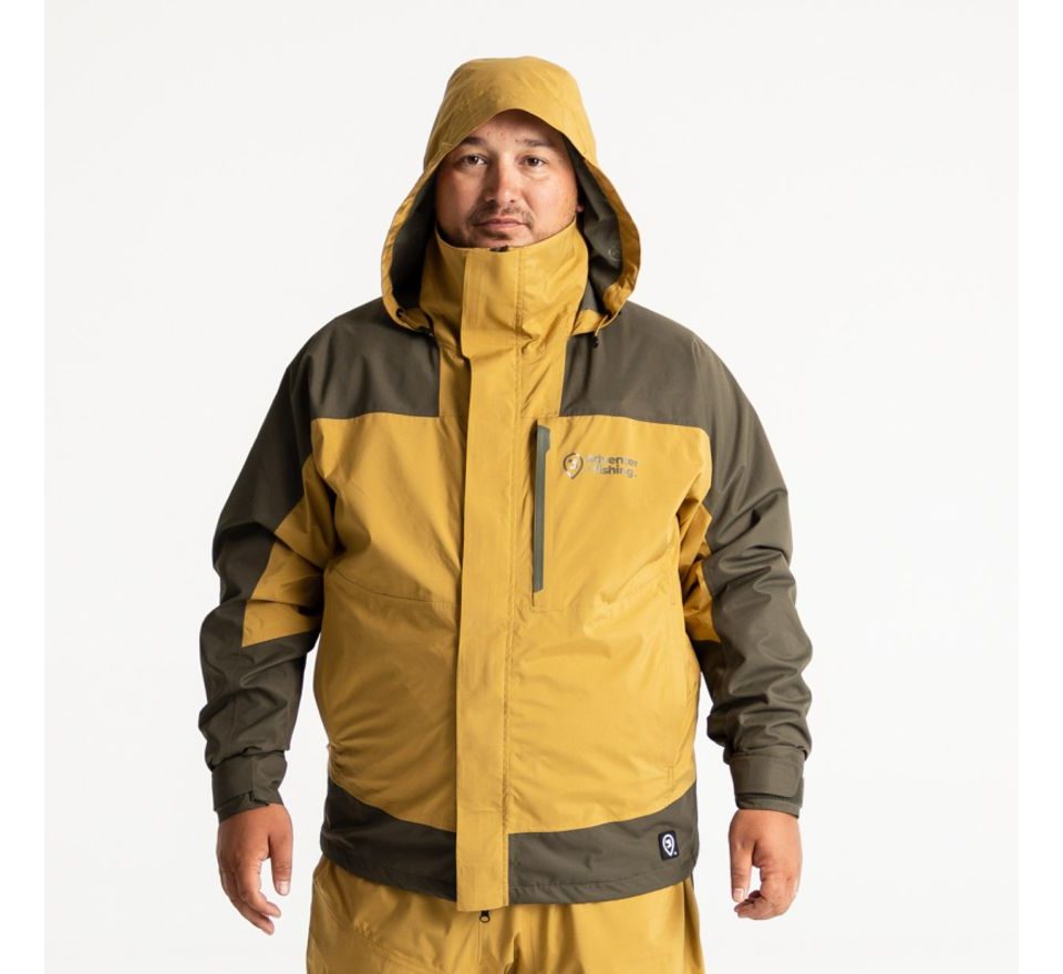 Adventer & fishing Membránová bunda Sand & Khaki