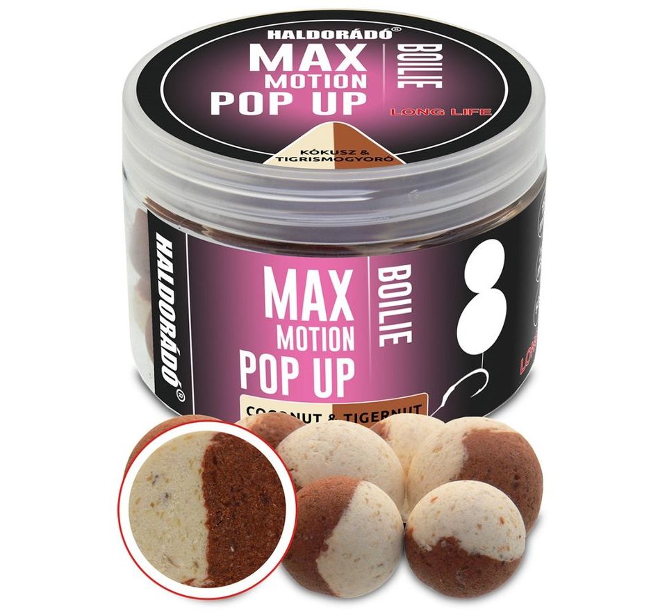 Haldorádó Pop-Up Boilies Max Motion 16+20mm 50g