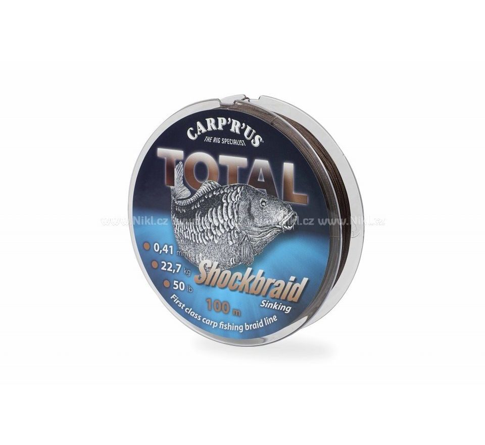 Carp ´R´ Us Šňůra Total Shock Braid 100m