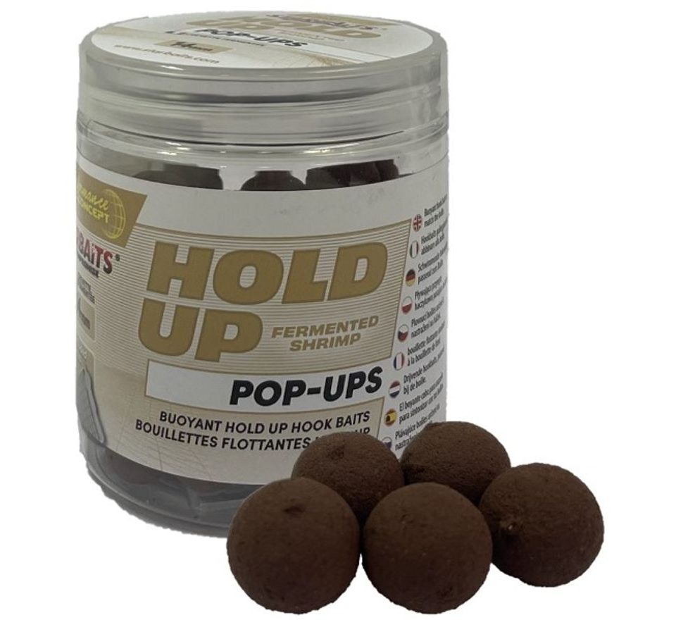 Starbaits Plovoucí Pop-up Boilies Hold Up Fermented Shrimp 80g