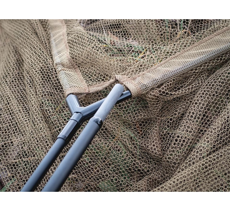 ATLAS 42 Inch Landing Net - Fishing Landing Net | 2-Part Carp Fishing Net |  Carbon Handle Fishing Net | Long-Lasting Landing Net | Carp Fishing