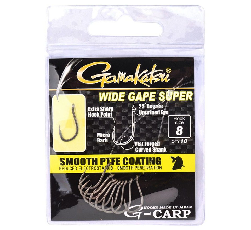 Gamakatsu Háčky Wide Gape Super Hooks 10ks