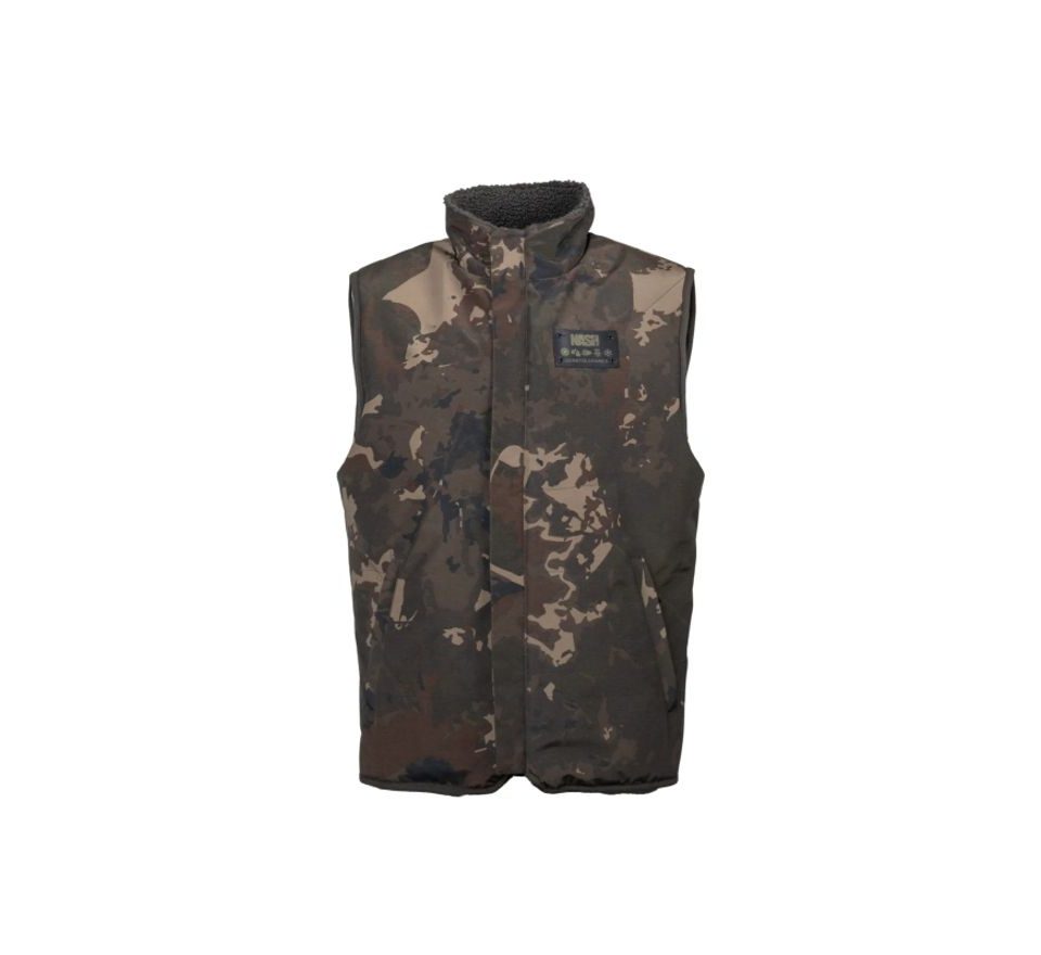 Nash Vesta ZT Sherpa Fleece Reversible Body Warmer