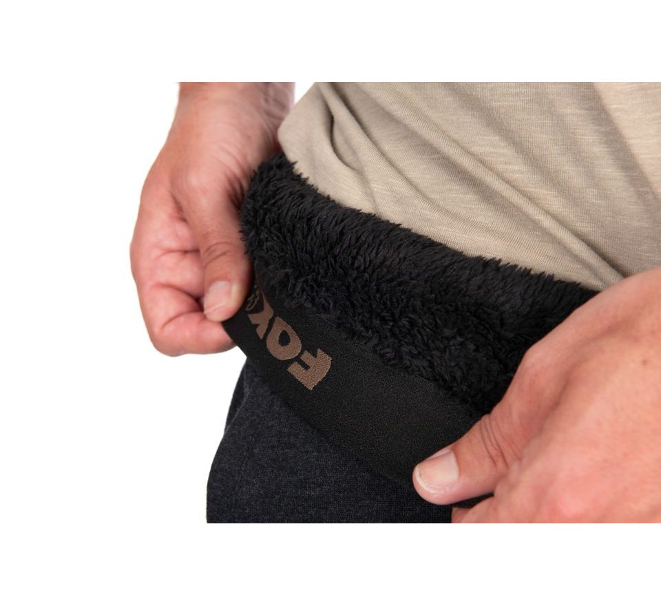 Fox Tepláky Collection Sherpa Jogger Black/Orange