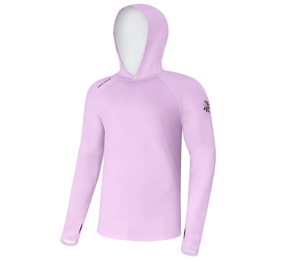 Giants fishing Dámské funkční tričko s dlouhým rukávem UV50+ Hoodie Purple