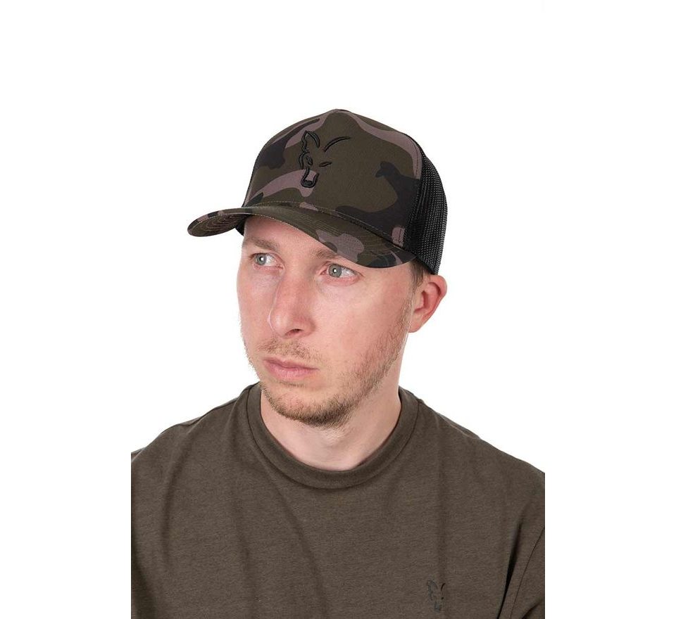 Fox Kšiltovka Black Camo Trucker