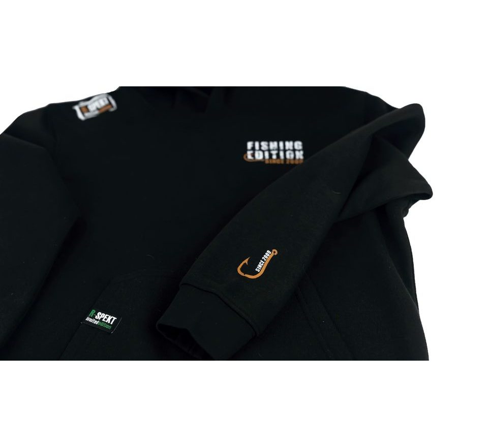 R-Spekt Mikina s kapucňou Fishing Edition Black