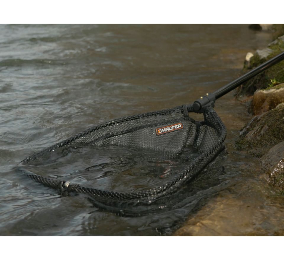 Delphin Podběrák Halfer 190cm 60x50cm