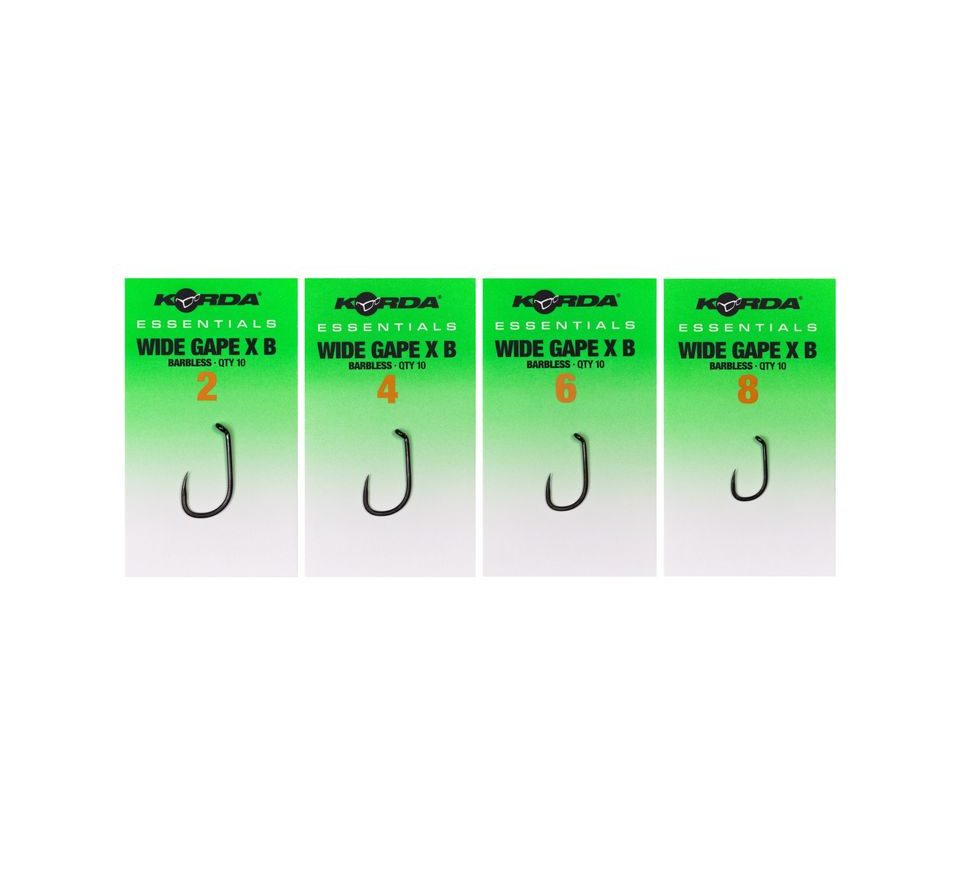 Korda Háčky Essentials Wide Gape X 10ks