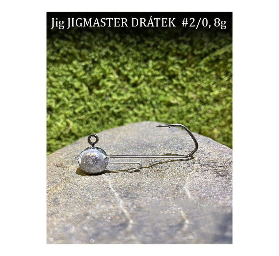 Jigovky Jigové hlavičky Jigmaster Drôtik veľ.2/0 5ks