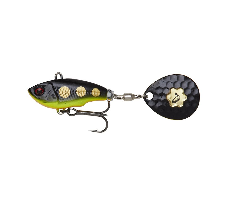 Savage Gear Wobler Fat Tail Spin Sinking Black Magic