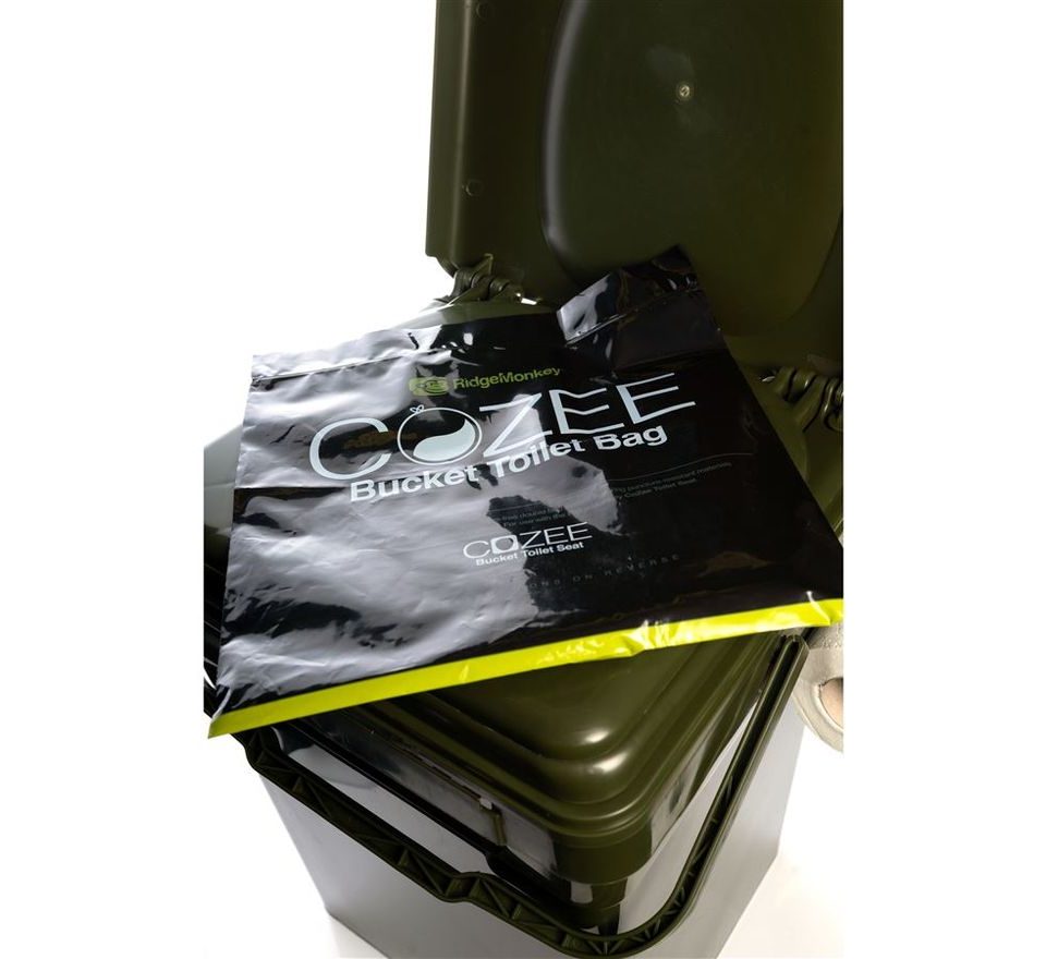 RidgeMonkey Kompaktní přenosná toaleta CoZee Toilet Seat Full Kit