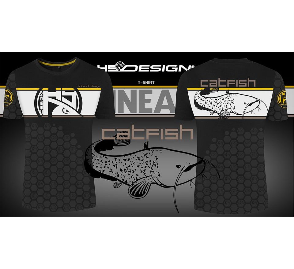 Hotspot Design Tričko Linear Catfish