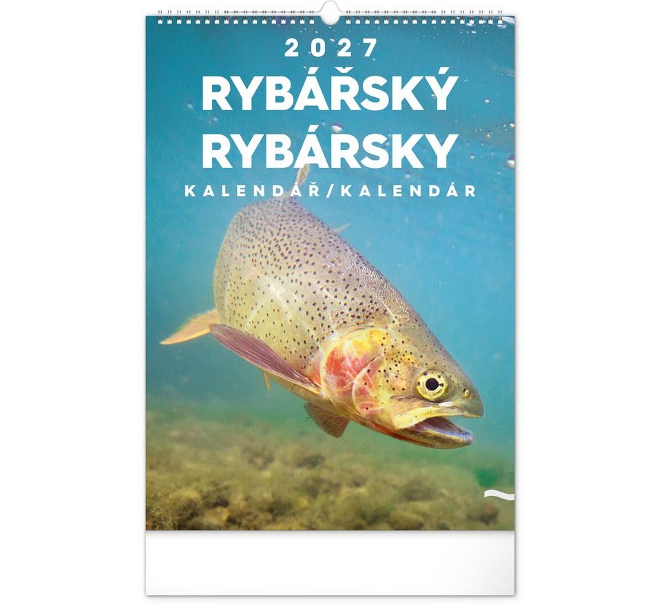 Notique Nástěnný kalendář Rybářský – Rybársky CZ/SK 2027
