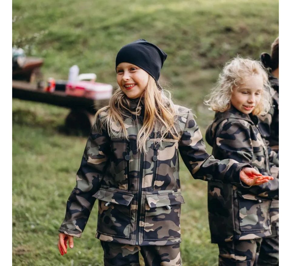 Šijeme srdcem Bunda Softshell V kapse celý revír