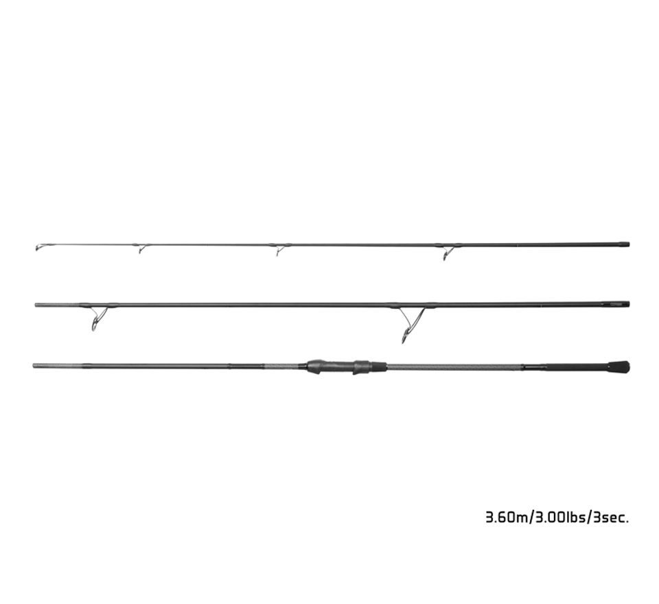 Delphin Prút CorsaBlack Nero 360cm 3lbs 3diel