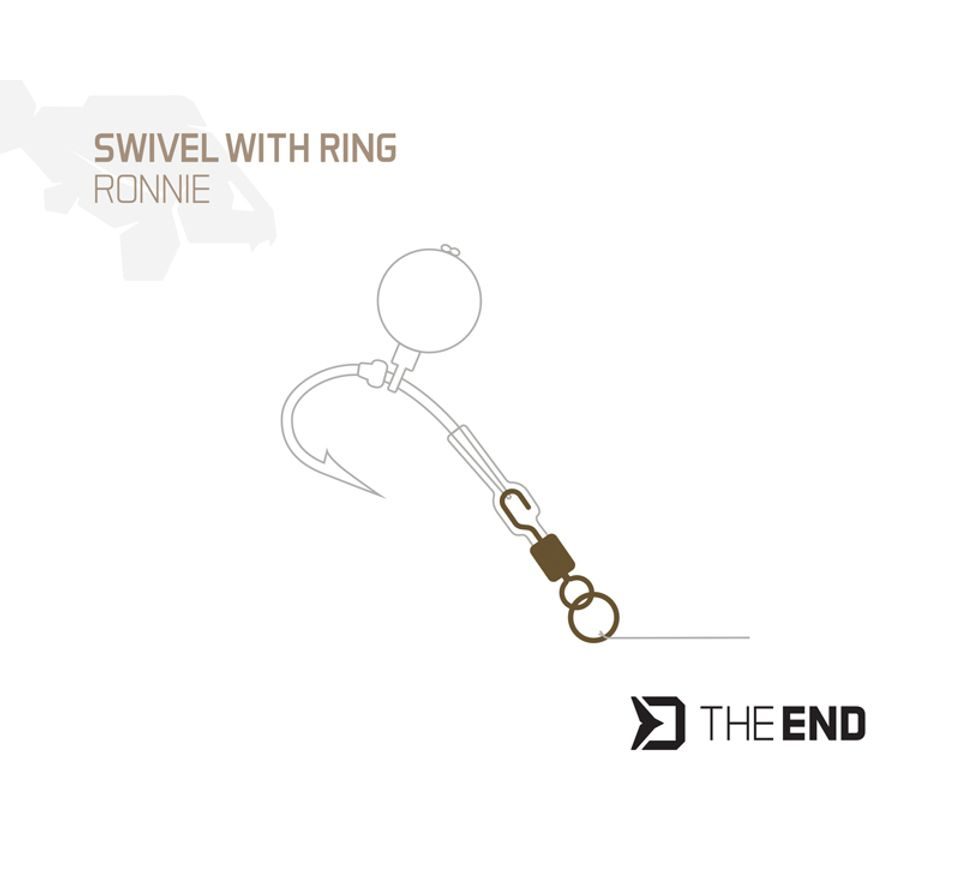 Delphin Obratlík s kroužkem TheEND Ronnie 10ks