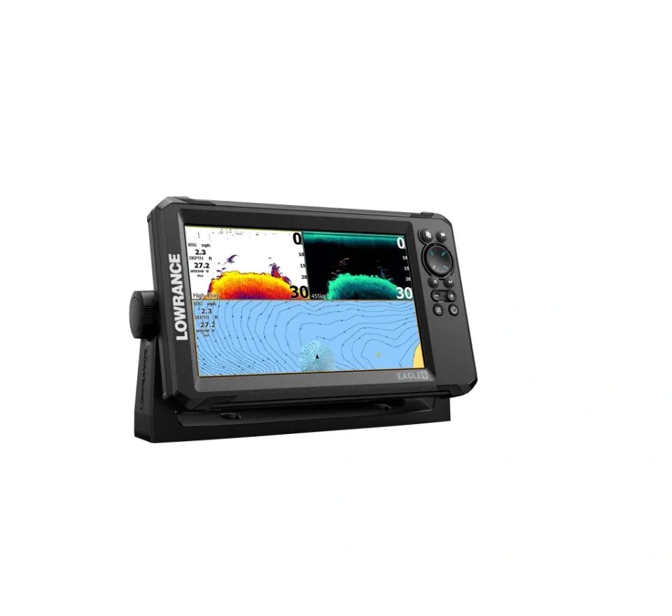 Lowrance Echolot Eagle 9 se sondou Tripleshot HD + baterie + nabíječka ZDARMA
